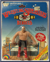 George Steele from WWF - Bendies manufactured by LJN [Front]