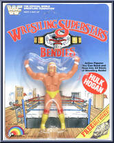 Hulk Hogan from WWF - Bendies manufactured by LJN [Front]