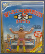 Randy Savage from WWF - Bendies manufactured by LJN [Front]