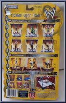 Tajiri from WWF Titan Tron Live - Unchained Fury - Yellow manufactured by Jakks Pacific [Back]