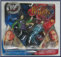 Matt Hardy vs Bubba Ray Dudley from WWF Titan Tron Live - Ringside Rivals - Series 2 manufactured by Jakks Pacific [Front]