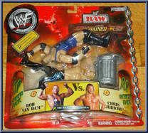 Rob Van Dam vs Chris Jericho from WWF Titan Tron Live - Unchained Fury manufactured by Jakks Pacific [Front]