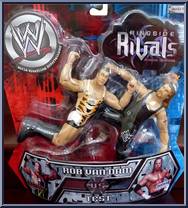 Rob Van Dam vs Test from WWF Titan Tron Live - Ringside Rivals - Series 4 manufactured by Jakks Pacific [Front]