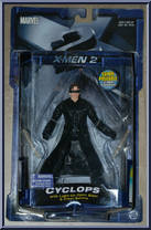Cyclops (Trenchcoat) from X2:  X-Men United - Series 2 manufactured by Toy Biz [Front]