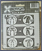 Red (Yellow Guns) from Xbotz - Snap-A-Bot manufactured by Ja-Ru [Back]