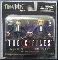 Fox Mulder / Dana Scully from X-Files - Minimates manufactured by Diamond Select [Front]