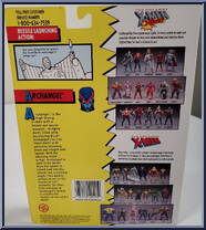 Archangel (Gray Wings) from X-Men - Series 3 manufactured by Toy Biz [Back]