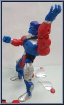 Beast (Heavy Metal) from X-Men - Mutant Armor manufactured by Toy Biz [Loose]
