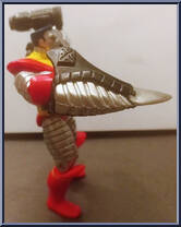 Colossus (Red & Yellow) from X-Men - Battle Brigade manufactured by Toy Biz [Loose]