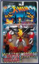 Colossus (Red & Yellow) from X-Men - Battle Brigade manufactured by Toy Biz [Front]