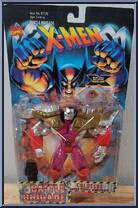Colossus (Purple & Red) from X-Men - Battle Brigade manufactured by Toy Biz [Front]