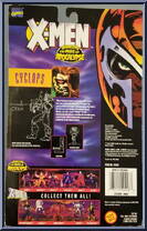 Cyclops from X-Men - Age of Apocalypse manufactured by Toy Biz [Back]