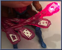 Gambit from X-Men - Classics - Light Up Weapons manufactured by Toy Biz [Loose]