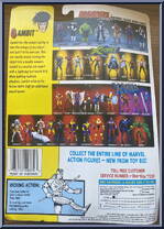 Gambit from X-Men - Series 2 manufactured by Toy Biz [Back]