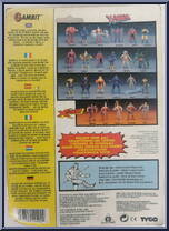 Gambit from X-Men - Series 2 manufactured by Toy Biz [Back]