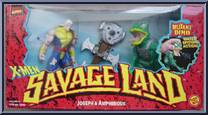 Joseph & Amphibious from X-Men - Savage Land manufactured by Toy Biz [Front]