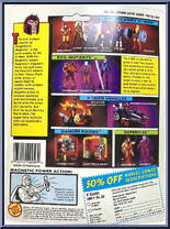 Magneto (Magnetic Hands & Chest) from X-Men - Series 1 manufactured by Toy Biz [Back]