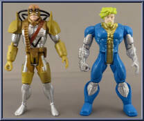 Maverick vs. Trevor Fitzroy from X-Men - Exclusives - 2-Packs manufactured by Toy Biz [Loose]