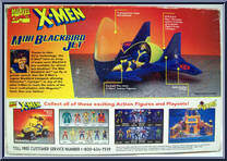 Mini Blackbird Jet from X-Men - Vehicles manufactured by Toy Biz [Back]