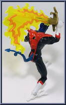 Nightcrawler from X-Men - Classics - Light Up Weapons manufactured by Toy Biz [Loose]