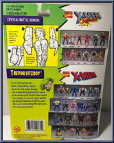 Trevor Fitzroy from X-Men - Series 6 manufactured by Toy Biz [Back]