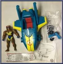 Wolf Jet (with Wolverine Space) from X-Men - Vehicles manufactured by Toy Biz [Loose]