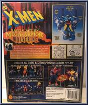 Wolverine from X-Men - Battle Action Mega-Armor manufactured by Toy Biz [Back]