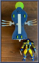 Wolverine from X-Men - Space Riders manufactured by Toy Biz [Loose]
