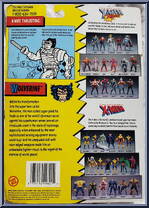 Wolverine (5th Edition) from X-Men - Series 4 manufactured by Toy Biz [Back]