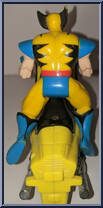 Wolverine Bump & Go Cycle from X-Men - Vehicles manufactured by Toy Biz [Loose]