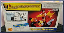 Wolverine Mutantcycle from X-Men - Vehicles manufactured by Toy Biz [Back]