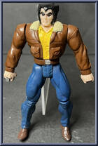 Wolverine (Civilian) from X-Men - Exclusives - KayBee - Series 3 manufactured by Toy Biz [Loose]