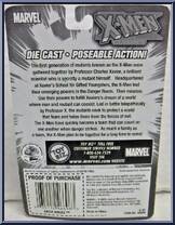 Archangel from X-Men - Classics - 2.5" Die Cast manufactured by Toy Biz [Back]