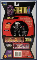 Emplate from X-Men - Generation X - Series 1 manufactured by Toy Biz [Back]