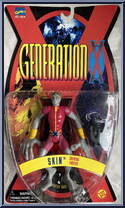 Skin from X-Men - Generation X - Series 1 manufactured by Toy Biz [Front]