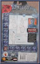 Mystique from X-Men - Movie - Series 1 manufactured by Toy Biz [Back]