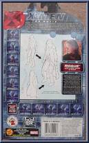 Rogue (Cloak) from X-Men - Movie - Series 1 manufactured by Toy Biz [Back]