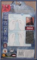 Rogue (Battle Suit) from X-Men - Movie - Series 2 - Silver Stands manufactured by Toy Biz [Back]