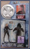 Rogue (Battle Suit) from X-Men - Movie - Series 2 - Silver Stands manufactured by Toy Biz [Front]
