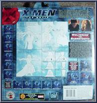 Wolverine vs. Sabretooth from X-Men - Movie - Twin Packs manufactured by Toy Biz [Back]