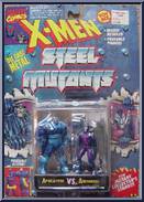 Apocalypse vs. Archangel from X-Men - Steel Mutants - Series 1 manufactured by Toy Biz [Front]