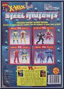 Wolverine vs. Sabretooth from X-Men - Steel Mutants - Series 1 manufactured by Toy Biz [Back]