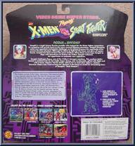 Rogue vs. Zangief from X-Men - vs Street Fighter - Series 2 manufactured by Toy Biz [Back]