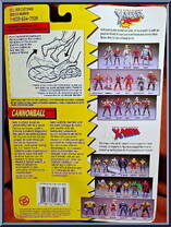 Cannonball from X-Men - X-Force - Series 2 manufactured by Toy Biz [Back]