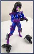 Domino from X-Men - X-Force - Series 6 manufactured by Toy Biz [Loose]