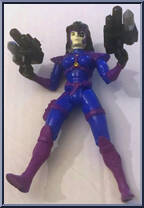 Domino from X-Men - X-Force - Series 6 manufactured by Toy Biz [Loose]
