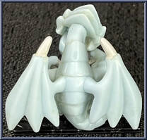 Blue-Eyes Toon Dragon from Yu-Gi-Oh! - Mini 14 manufactured by Mattel [Loose]