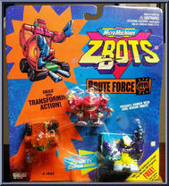 Krule / Chomp / Attaxor from Z-Bots - Brute Force manufactured by Galoob [Front]