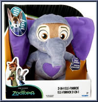 Ele-Finnick (with Sound FX) from Zootopia - Plush manufactured by Tomy [Front]