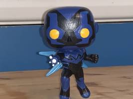 Blue Beetle Custom Funko POP (Funko Pop!) Custom Miniature / Figurine
